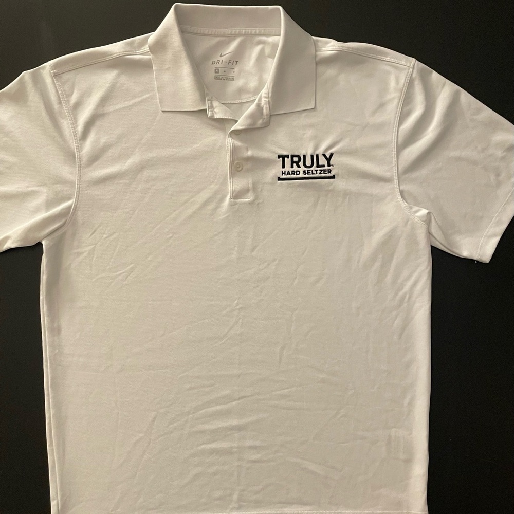 Truly Hard Seltzer White Polo Shirt